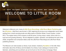 Tablet Screenshot of littleroom.com
